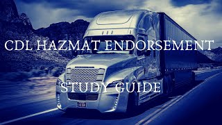 2022 CDL HAZMAT ENDORSEMENT TEST QUESTIONS AND ANSWERS  STUDY GUIDE WITH AUDIO [upl. by Miko]