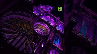 Les illuminations de la Cathédrale de Strasbourg 2024 [upl. by Atsilac]