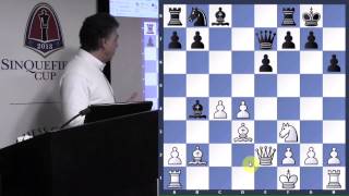 Seirawan vs Korchnoi  Wijk aan Zee  The English  GM Yasser Seirawan [upl. by Buyer]