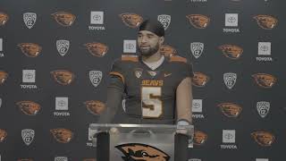 Oregon State Football PostGame Vs Washington 111823 DJ Uiagalelei [upl. by Niad]