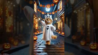 Cat Dance Halloween animaldance dancingcat dance [upl. by Viki]