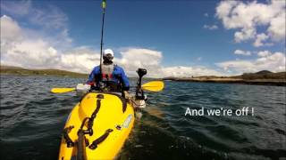 Darrens Kayaks Trolling motor kayak session 2 [upl. by Aicilev]