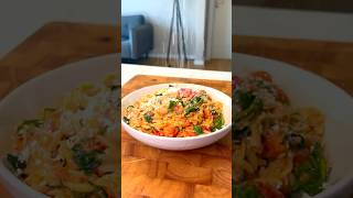 Easy OneTray Baked Orzo Recipe with Roasted Cherry Tomatoes  Creamy amp Flavorful Vegan Dish [upl. by Nallac]