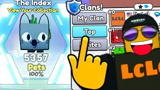 Can i get EVERY Pet amp WIN the CLAN BATTLE in Pet Sim 99 [upl. by Anailuig]