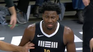 Jaren Jackson Jr Gets Double Technical amp Is Ejected After Reaction to a NoCall [upl. by Ssor]