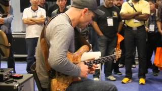 Wojtek Pilichowski Bass Jam at NAMM Music Show [upl. by Takakura]