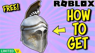 LIMITED STOCK FREE ITEM How To Get HERMES MESSENGER Helmet on Roblox  Lionhearts [upl. by Trilly]