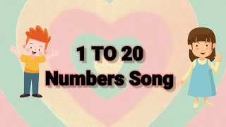 Number song for kids  Number song 1  20 [upl. by Halimaj]