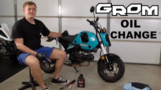 2024 Grom Oil Change [upl. by Neall762]