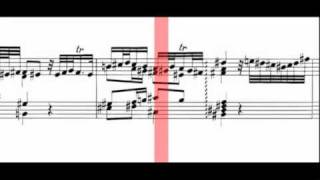 BWV 903  Chromatic Fantasy amp Fugue  Scrolling [upl. by Neerod708]