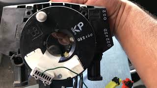 2010 Nissan Versa B1049 B1054 Airbag Espiral Cable  Spiral Cable  Combination Switch [upl. by Dyann]