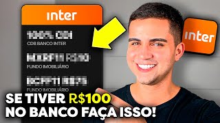 OS 3 MELHORES INVESTIMENTOS PRA QUEM É INICIANTE E TEM POUCO DINHEIRO  INVESTINDO R 100 NA PRÁTICA [upl. by Oluas667]