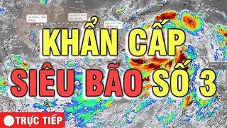 🔴Trực Tiếp 🌀Siêu bão YAGI Bão số 3  Cập nhật mới nhất về đường đi của Bão [upl. by Chapin870]