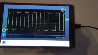 LabNation USB OScope on Galaxy Tab S [upl. by Emse]