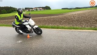 Praktische Prüfung Adrian Motorrad Klasse A A1 A2 🚕  Frey Fahren Fahrschule [upl. by Idas]