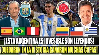 ¡CAMPEONES DE RAZA PRENSA INTERNACIONAL REACCIONA ASI A ARGENTINA1 VS COLOMBIA0 FINAL AMERICA [upl. by Ashti945]