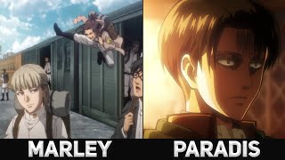 Marley VS Paradis  Return From the War  Attack On Titan Season 4 [upl. by Alexandros]