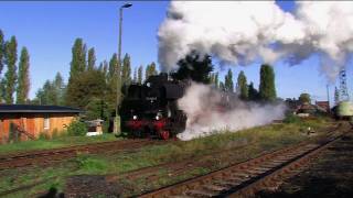 EisenbahnFest Staßfurt 12 Dampflok  Zug  Steam Train [upl. by Oballa466]