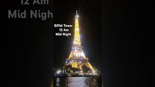 Eiffel Tower Mid Night view france travel eiffeltower shorts [upl. by Royce]