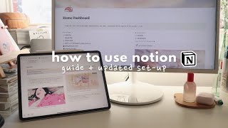 notion guide and updated set up  free template [upl. by Virendra146]