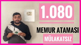 1080 MEMUR ALIMI SAĞLIK BAKANLIĞI MÜLAKATSIZ MEMUR ALIMI 27 BİN SAĞLIKÇI ALIMI 20245 ATAMASI [upl. by Thom]