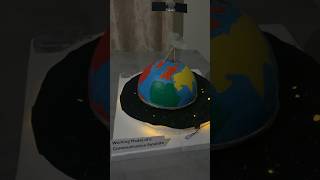 Working model of communication satellite  School project shorts diy [upl. by Brandea]