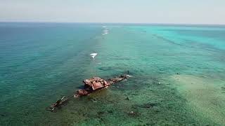 SS Richmond P Hobson Liberty Ship at Hogsty Reef [upl. by Adliw212]