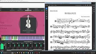 Romanze Op 85 Max Bruch  Virharmonic Bohemian Viola Solo with BBC Symphony Orchestra [upl. by Ado]