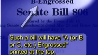 Legislative Process FAQs Engrossed Bill [upl. by Georgie178]