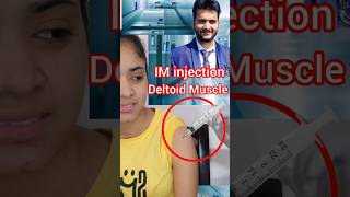 How to give IM injection in Deltoid muscle shorts [upl. by Leventhal]