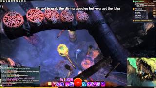 GW2 Not So Secret jumpinng puzzle diving goggles guide [upl. by Jeana]