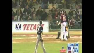 Dan Serafini poncha 9 Tomateros Cañeros vs Culiacán [upl. by Kcirderf]