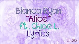 Bianca Ryan  Alice ft Chloe Lukasiak Lyrics Letra [upl. by Inahpit24]