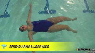 How to Float for Beginning Swimmers [upl. by Aitnic]