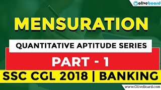 Mensuration  PART  1  Quantitative Aptitude Series  SSC CGL 2018  Banking [upl. by Leahcimrej]