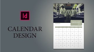 Only 16 Minutes How to design a Calendar in InDesign [upl. by Bryan]