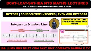 INTEGERS  CONSECUTIVE INTEGERS  EVEN ODD INTEGERS PROBLEMS  BCAT MATHS  SAT MATHS  LCAT MATHS [upl. by Rosene]