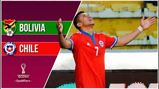 Bolivia 2  3 Chile  Eliminatorias Qatar 2022  fecha 16 [upl. by Yared]