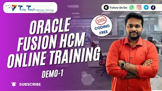 Oracle Fusion HCM Cloud Online Training Oracle Fusion Cloud HCM Training Oracle HCM Course Demo1 [upl. by Dyann]