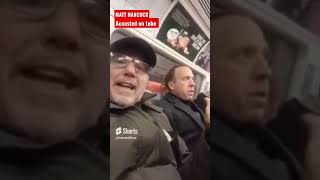 61 year old man was arrested for common assault after accosting Matt Hancock on the tube [upl. by Drarrej]