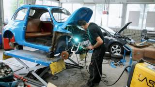 Fiat 500 F 1966 restoration part1 [upl. by Shamrao]