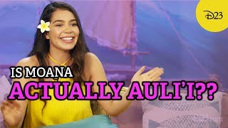 Do You Know How AuliI Cravalho Inspired Moana [upl. by Gettings]