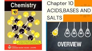 COMPLETE OVERVIEW OF 10TH CLASS CHEMISTRY CHAPTER 10 ACIDS BASES AND SALTS jhwconcepts711 [upl. by Beutler]