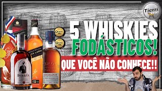 5 whiskies tops no Brasil QUE VOCÊ NÃO CONHECE e está perdendo por isso [upl. by Atsugua]