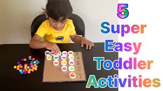 30 TODDLER ACTIVITIES AT HOME  HOW TO ENTERTAIN A 23 YEAR OLD  LOVE HAPPY ALI [upl. by Frederica611]