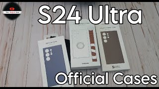 Galaxy S24 Ultra Official Cases  S22 Ultra Fitment Test  Will They Fit Both [upl. by Lirrad]