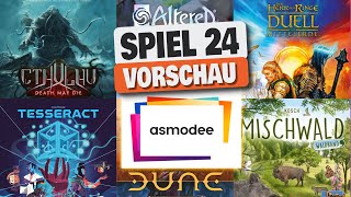 ENDLICH Vorschau auf die ASMODEE Neuheiten zur SPIEL 24 [upl. by Sturges304]