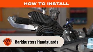 How to Install Barkbusters Carbon Fiber Handguards [upl. by Figge]