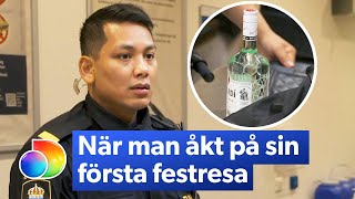 18åring lär sig en läxa efter alkohol hittad i väskan  Gränsbevakarna Sverige  discovery [upl. by Lynnea]