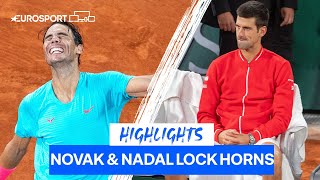 Nadal In Stunning Form amp Defeats Djokovic In Iconic 2020 Final  Roland Garros Rewind  Eurosport [upl. by Harrad801]